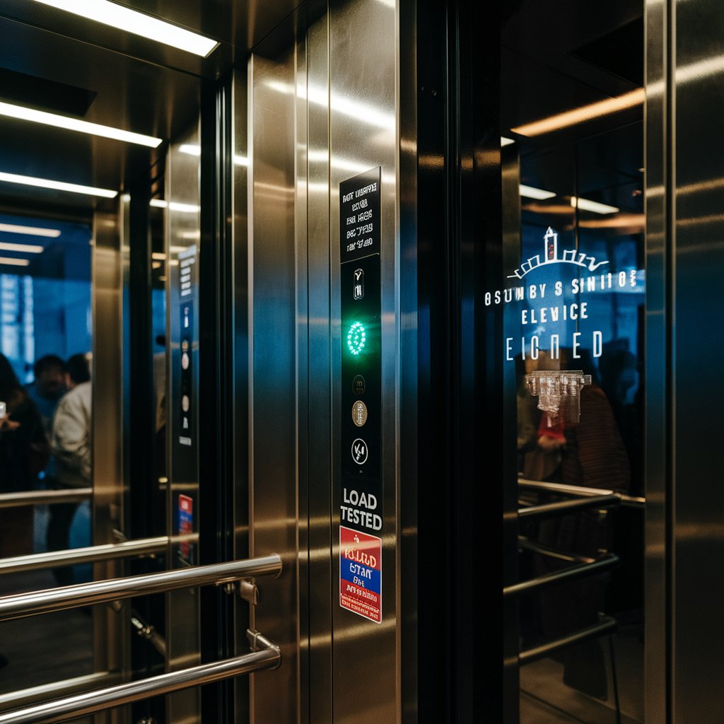 this sign shows when a lift is safe to use